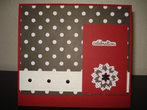Red with Polka Dots Card